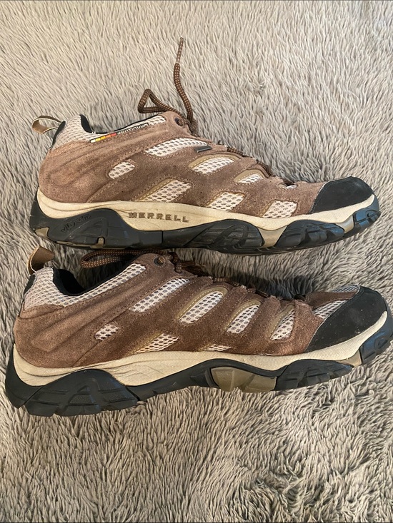 Mens Merrell Moab/Bracken/Otter  performance size 13 shoe Vibram sole hiking main image 11